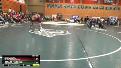 285 lbs Cons. Semi - Gerard Marshall, College Of Redwoods vs Dib Sawaya, Mt. San Antonio College