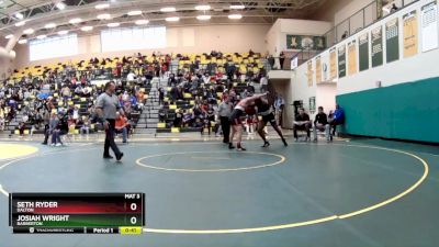 190 lbs 3rd Place Match - Seth Ryder, DALTON vs Josiah Wright, BARBERTON