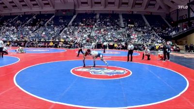 1A-126 lbs Champ. Round 1 - Tyshawn Holland, McIntosh County Academy vs Elijah Karr, Bremen