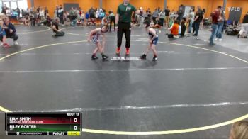 70 lbs Quarterfinal - Liam Smith, Grizzlies Wrestling Club vs Riley Porter, JET