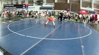 94 lbs Quarters - Cyler Beeson, Idaho vs Jarek Gallegos, Colorado