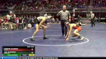 2 lbs Cons. Round 1 - Abe Bushong, Winterset vs Jordan Schmidt, Solon