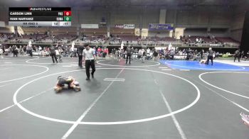 62 lbs Rr Rnd 5 - Carson Linn, Pikes Peak Warriors vs Ivan Narvaez, Dumas WC