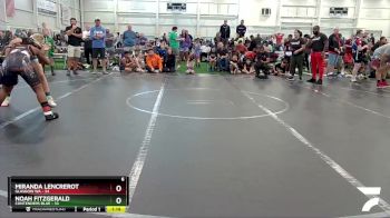 130 lbs Round 1 (8 Team) - Noah Fitzgerald, Contenders Blue vs Miranda Lencrerot, Glasgow WA