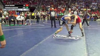 2A-157 lbs Cons. Semi - Hudson Scranton, Anamosa vs Colin Sesker, Clarion-Goldfield-Dows