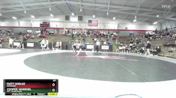 157 lbs Cons. Round 4 - Cooper Warshel, Pitt-Johnstown vs Matt Hoelke, Newberry