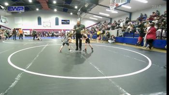 49 lbs Round Of 16 - Shepherd Cox, Coweta Tiger Wrestling vs Rowen Hockett, Caney Valley Wrestling