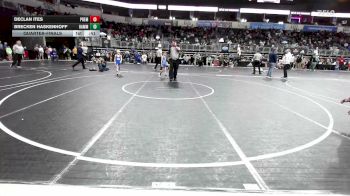 58 lbs Quarterfinal - Declan Ites, Premier vs Brecken Haskenhoff, Hammerin Hawks WC