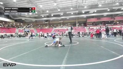 40-43 lbs Round 2 - Henry Howell, Henryetta Knights vs Harley Howell, Henryetta Knights