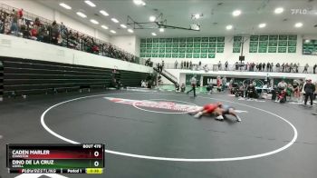 132 lbs 3rd Place Match - Dino De La Cruz, Lovell vs Caden Marler, Evanston