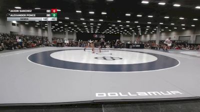 110 lbs Semis - Jaxon Sanchez, Reign Wrestling Club vs Alexander Ponce, Bulldog Wrestling Club