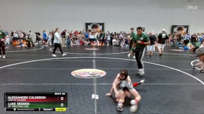 66 lbs Quarterfinal - Luke Hedden, Jet Wrestling Club vs Alessandro Calderon, Sons Of Thunder