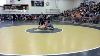 113 lbs Semifinal - Sebastian Romero, McKay vs Dayton Izenson, Beaverton