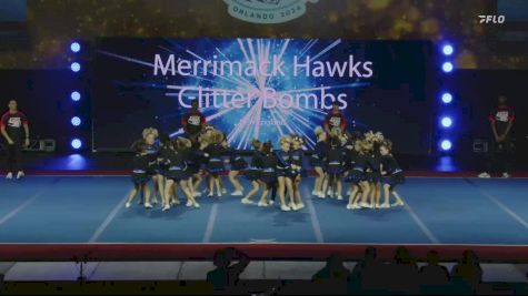 New England - Merrimack Hawks Glitter Bombs [2024 Granite State Pop Warner Show Cheer 2 Mitey Mite Large Monday] 2024 Pop Warner National Cheer & Dance Championship