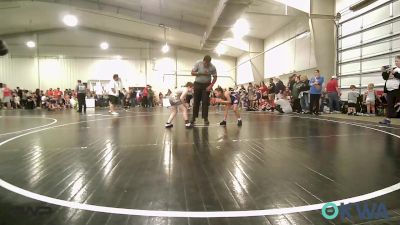 83 lbs Consi Of 4 - Ava Henderson, HURRICANE WRESTLING ACADEMY vs Ryker Bishop, Salina Wrestling Club