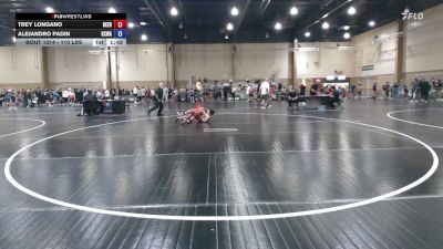 110 lbs Round Of 16 - Trey Longano, Beebe Trained vs Alejandro Padin, KongKrete Wrestling Academy