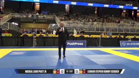 Leonard Stephen Dominy Scudder vs Micheal Louis Pratt Jr 2025 Pan Jiu Jitsu IBJJF Championship