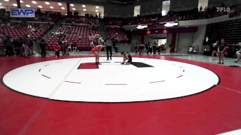 100 lbs Rr Rnd 2 - Kylie White, Mustang High School Girls vs Nicole Abrego, Garden City Ks