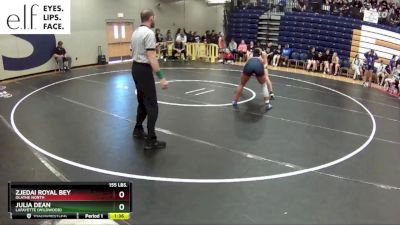 155 lbs. Champ. Round 2 - Julia Dean, Lafayette (Wildwood) vs Zjedai Royal Bey, Olathe North