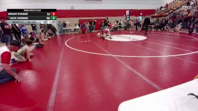 125-134 lbs Round 2 - Jack Horner, HRA vs Urijah Staggs, Eaton Lil Reds