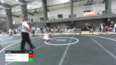 144 lbs Quarterfinal - Connor Crum, Thunder Mountain WC vs Michael Baxter, Punisher Wrestling
