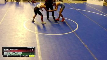 138 lbs Champ. Round 2 - Ikaika Madayag, California vs Sonny Lora-torres, South High School Wrestling