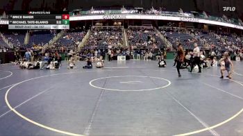 3A 157 lbs Cons. Round 1 - Michael Tate-blanks, Southern Lee vs Brice Baker, Oak Grove High School