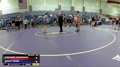 126 lbs Champ. Round 2 - Alexander Shvartsman, IL vs Wesley Honiss, MI