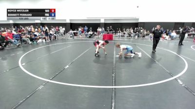120 lbs Royce Wetzler, Virginia Freestyle vs Bennett Ferraro, Pennsylvania Blue