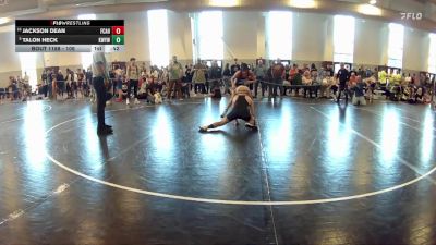 105 lbs Cons. Round 3 - Talon Heck, King William Youth Wrestling vs Jackson Dean, Noke Wrestling RTC