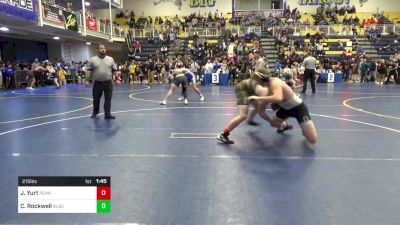 215 lbs Round Of 32 - Jamison Yurt, Penn Trafford vs Colin Rockwell, Albert Gallatin