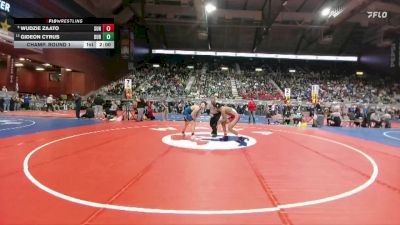 2A-157 lbs Champ. Round 1 - Wudzie Zaato, Sundance vs Gideon Cyrus, Dubois