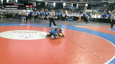 1A-4A 120 Cons. Semi - Kade Juergens, Madison County vs Jayden Gadson, Fultondale
