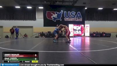 175 lbs Cons. Round 2 - Anndy Rosales, Dodge City Wrestling Academy vs Isaac Zapata, 512 Outlaw Wrestling