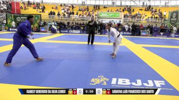Sábatha Laís Francisco Dos Santo vs Isabely Generoso Da Silva Lemos 2025 Brasileiro Jiu-Jitsu IBJJF