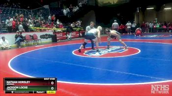 6A-215 lbs Quarterfinal - Nathan Horsley, Newnan vs JACKSON LOCKE, Creekview