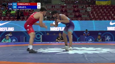 74 kg Final 3-5 - Iliyas Yerbolatov, Kazakhstan vs Sagar Jaglan, India