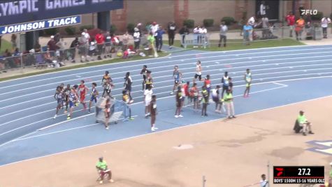 Youth Boys' 1500m, Finals 1 - Age 15-16