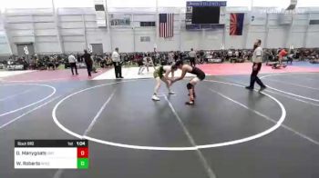 145 lbs Round Of 16 - Damien Manygoats, Omf vs Will Roberts, White Tanks WC