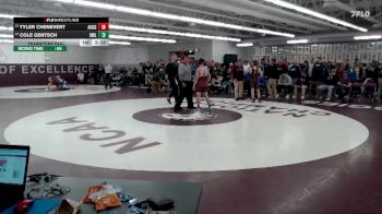 125 lbs Quarterfinal - Cole Gentsch, UW - La Crosse vs Tyler Chenevert, Augsburg