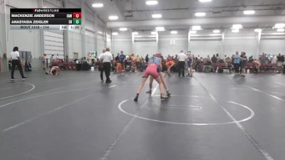 114 lbs Round 3 - Mackenzie Anderson, SAW vs Anastasia Zeigler, Smitty`s Barn