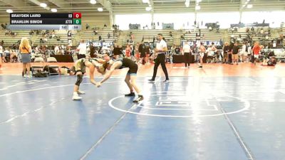 120 lbs Rr Rnd 3 - Brayden Laird, Kraken Black - HSB vs Branlun Simon, Attrition Wrestling Gold - HSB