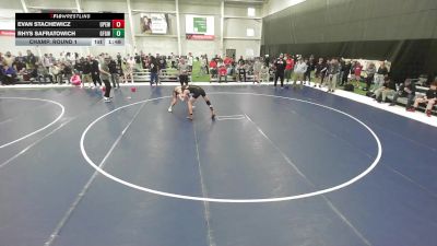 16U Boys - 132 lbs Champ. Round 1 - Evan Stachewicz, U.P. Elite Wrestling vs Rhys Safratowich, Grand Forks Gladiators Wrestling Club