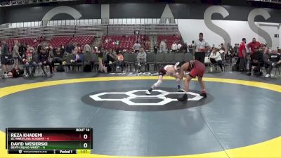 80 lbs Placement Matches (8 Team) - David Wesierski, Death Squad Wrest vs Reza Khademi, DC Wrestling Academy