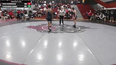 121 lbs Semifinal - Nick Rodriguez, Pope John Paul II vs Lyssandre Shire, New Hope-Solebury