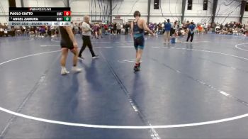 Silver 174 lbs 1st Place Match - Angel Zamora, Wartburg vs Paolo Ciatto, Unattached