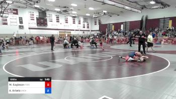 126 lbs Round Of 16 - Matteo Eagleson, Force Wrestling Club vs Adrian Arbelo, Orchard South WC