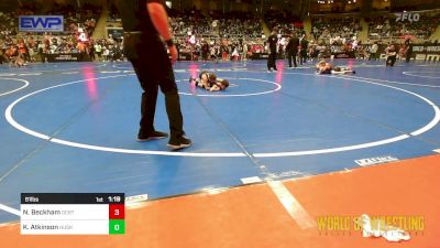 61 lbs Round Of 16 - Nathan Beckham, OCRTC vs Karson Atkinson, Husky Wrestling Club