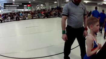 25 lbs Cons. Semi - Tate Schacher, Medicine Valley Wrestling Club vs Luke Oligmueller, Wisner Rec Wrestling Club