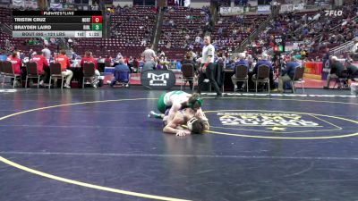 121 lbs Preliminaries - Tristin Cruz, Northern vs Brayden Laird, Ridley